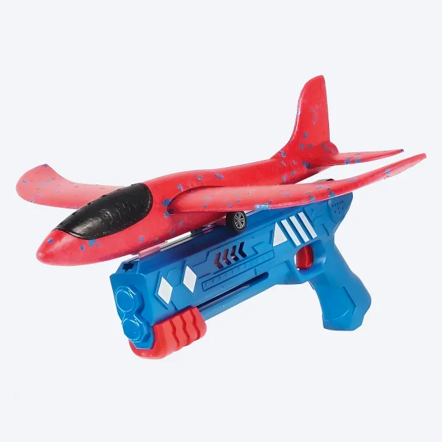 airplane toy, airplane launcher toy, foam airplane toy, airplane gun toy
