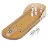 Mini-Bowling, Bowling-Brettspiel, Holz-Bowling, Holz-Bowling-Set