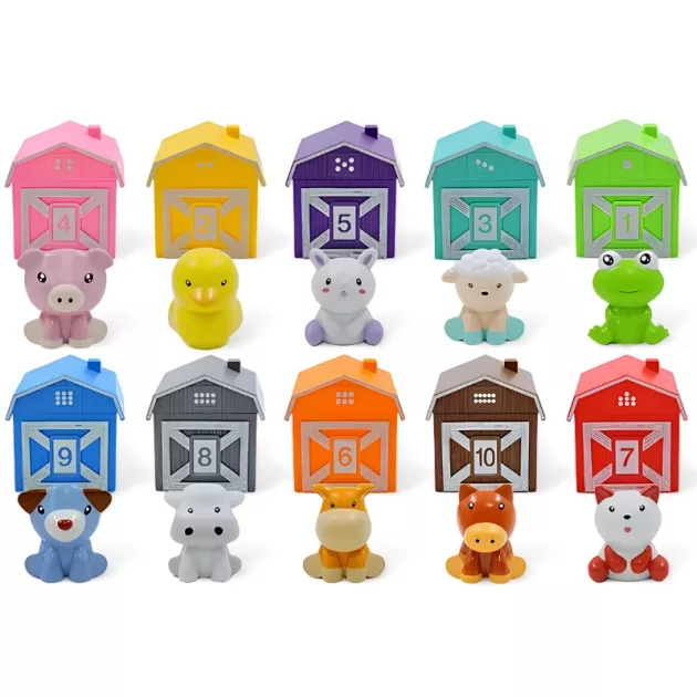 color sorting toy, counting toy