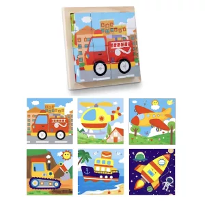 wooden block puzzle, cube wooden puzzle