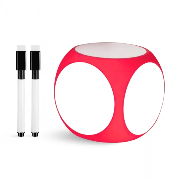 StrawberryRed_Blank DIY Game Dice with Pens.jpg