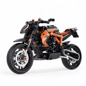 building blocks, motorcycle toy