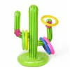 inflatable cactus, ring toss game, pool float, water toy