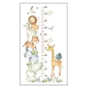 wall decal height chart, height chart for wall, height chart sticker, giraffe height chart