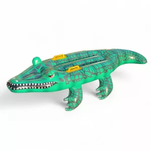 inflatable water toy, inflatable crocodile, floating water toy, pool float