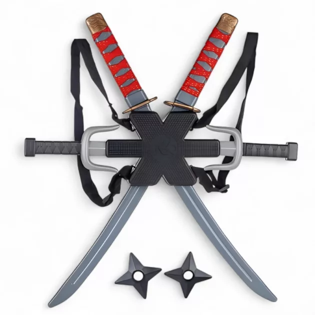ninja set, ninja knife set, japanese samurai halloween set, ninja knives