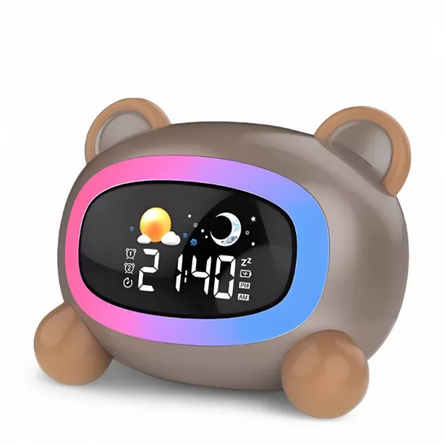 alarm clock, cute alarm clock, alarm clock with light