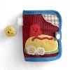 cute wallet, compact wallet, fabric wallet