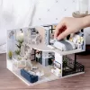 doll house, mini doll house, doll house kit, doll house building kit, diy doll house