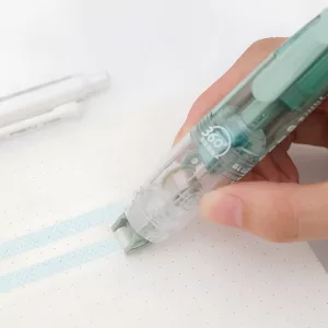 corrector pen, dot tape