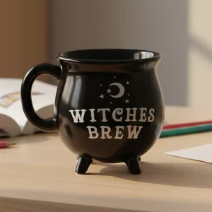witch mug, halloween coffe cup, witches brew mug