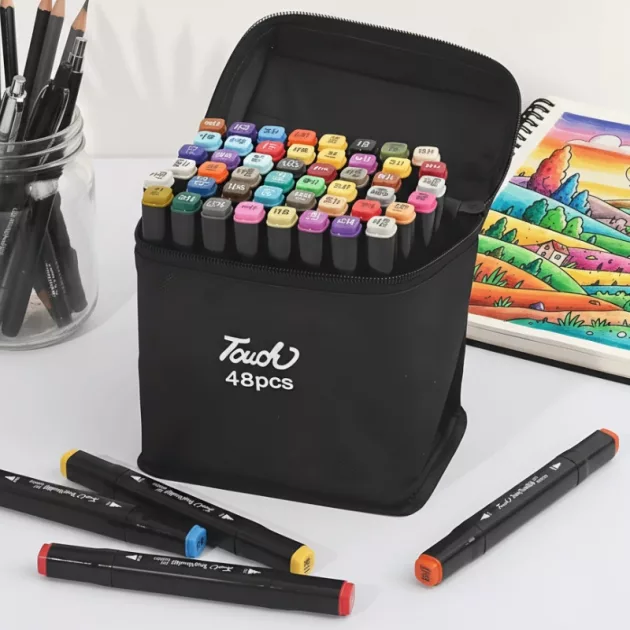 painting markers, paint pens, dual tip markers