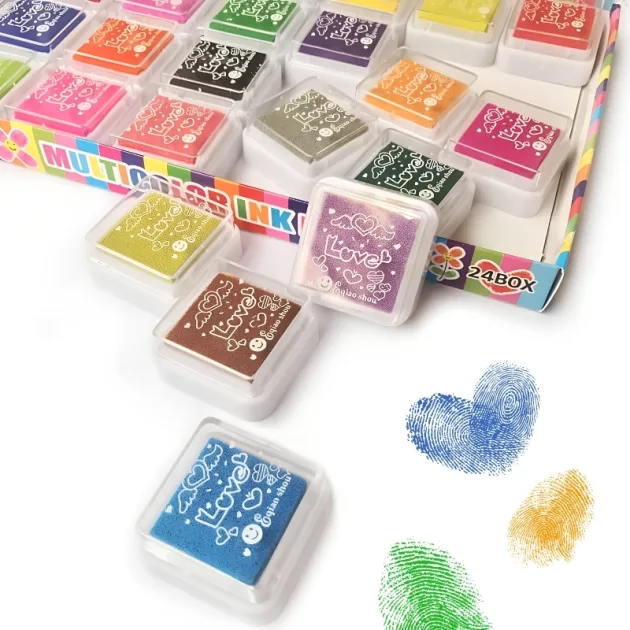 ink pad for stamps, stamp pad, ink pads, stamp ink, colorful ink pad