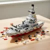 navy ship toy, building block ship toy, construction toy, building block set
