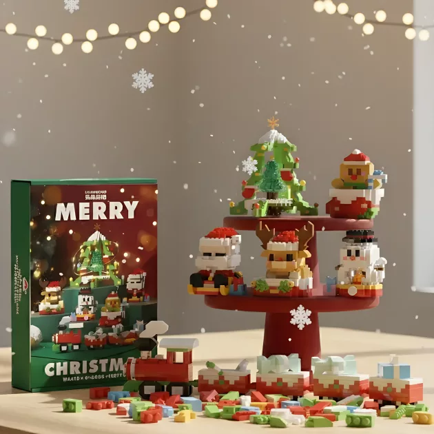 christmas building blocks, mini building blocks, building blocks toys