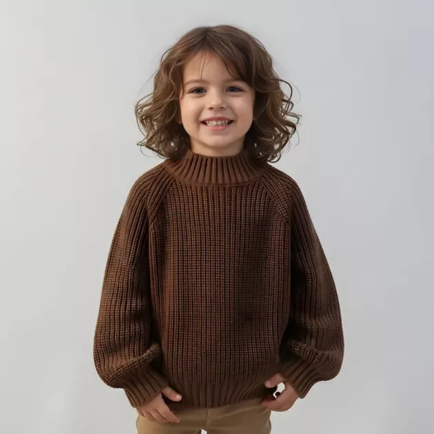 high neck sweater, loose sweater, knitted sweater, chunky knit sweater, oversized knit sweater