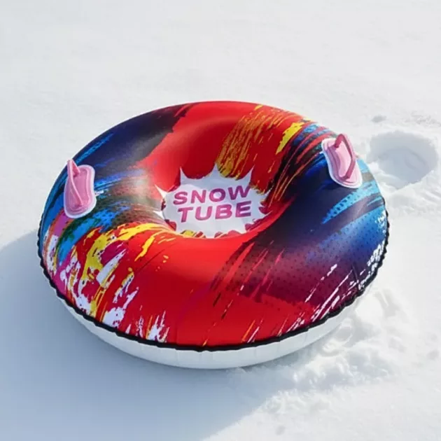 inflatable snow sled, snow tube, inflatable snow tube, winter tube, snow sliding