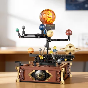 DIY-Sonnensystem-Modell Weltraum-Bausteine für Kinder