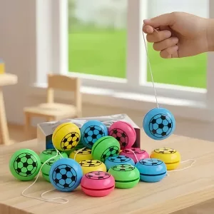 15 Stück Mini-Jojo-Bälle Fußball für Kinder