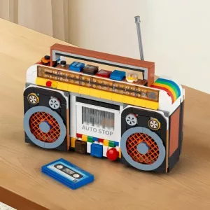 DIY Retro-Radio Modell-Baustein-Set für Kinder