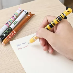 6 Stück niedliche Cartoon Radierbare Gelstift-Set für Kinder