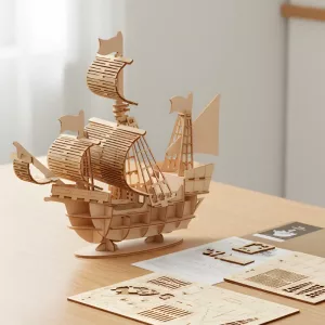 3D Fahrzeug-Puzzle Holz-Bausteine Konstruktionsspielzeug für Kinder