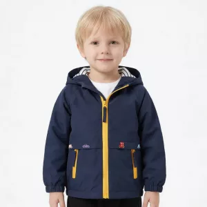 Baumwoll-Windjacke mit Kapuze – Stilvolle, leichte Jacke