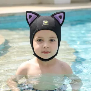 Neopren-Badekappe mit Katzenohren für Kinder