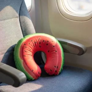 Niedliches aufblasbares U-förmiges ergonomisches Reise-Nackenkissen für Kinder